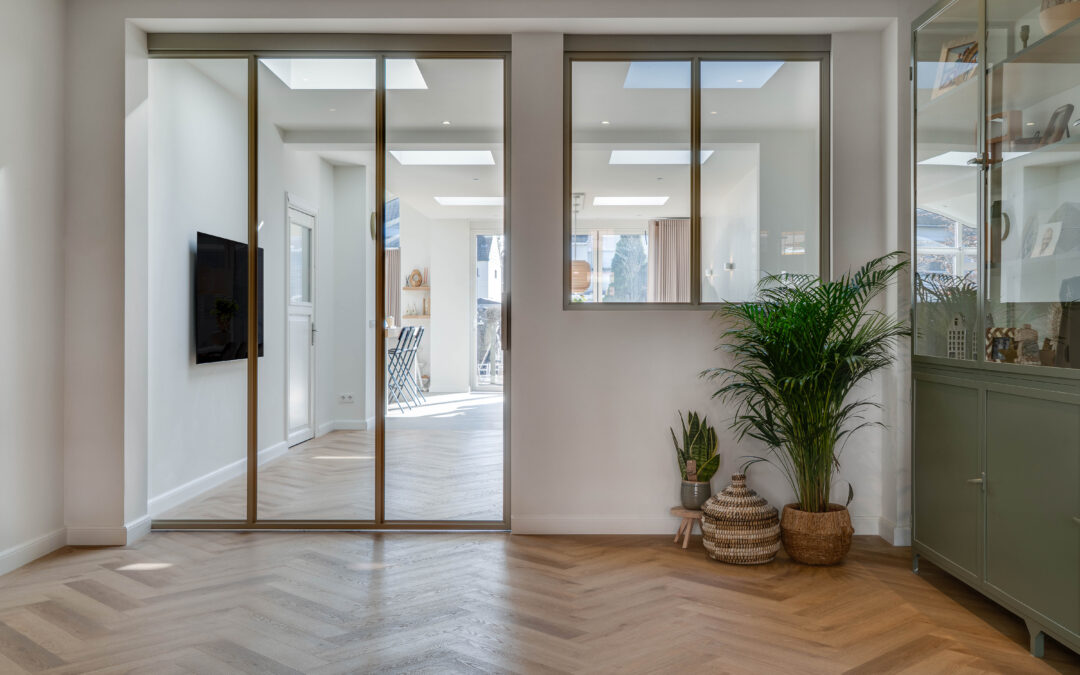 Schuifdeur met vast raam Woning Blerick