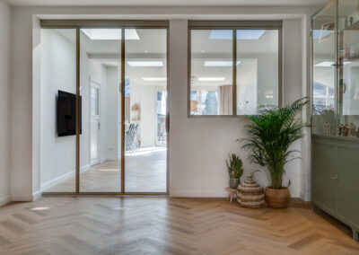 Schuifdeur met vast raam Woning Blerick