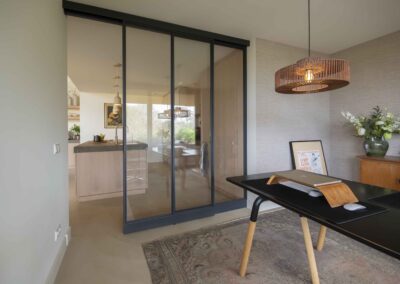 Stalen deuren in moderne woning – America